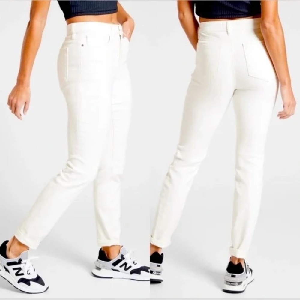 Athleta White Sculptek Cotton Blend Skinny Jeans Size 2